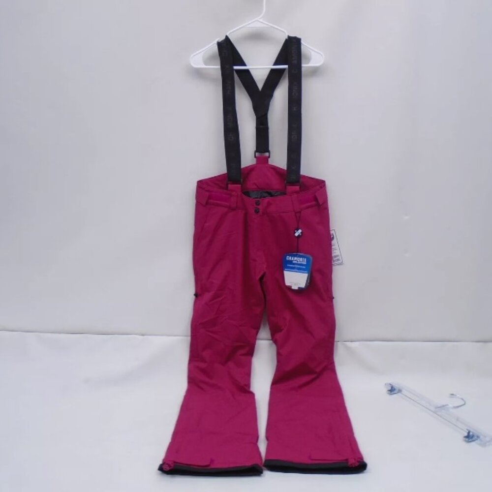 CHAMONIX 7627410 WOMEN'S SMALL RASPBERRY MIRIBEL BIB SNOW PANTS